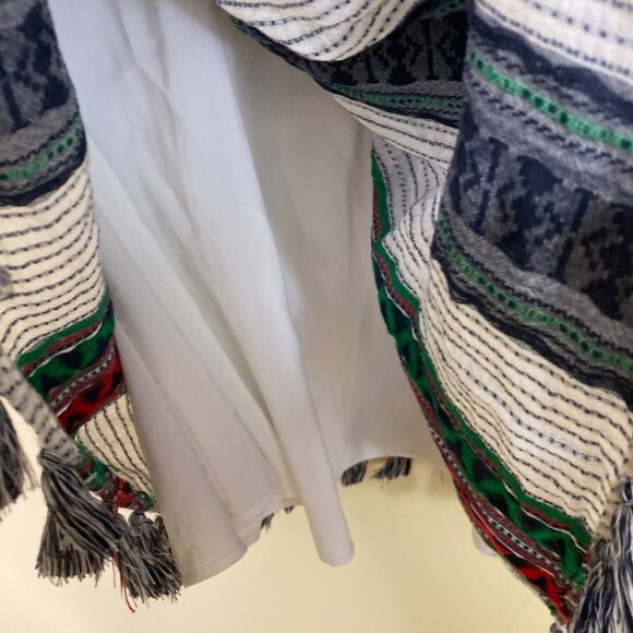 Alice + Olivia Dress Womens 8 FLAWED Nance Smocked Waist Embroidered Boho - Picture 10 of 13